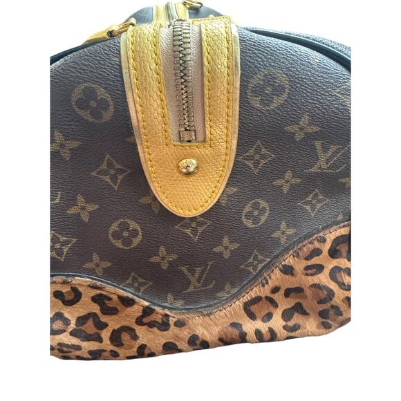 Louis Vuitton Leopard Monogram Stephen Sprouse Bouston Bag (TH0076) - Picture 4 of 10